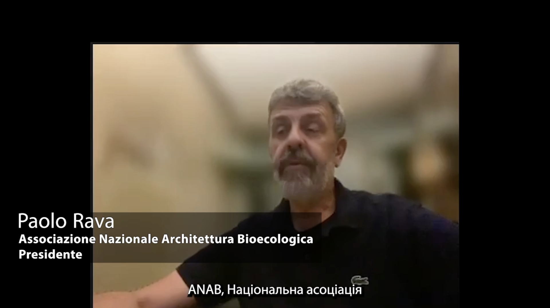 Reconstruction of Ukraine - Intervista Presidente Rava di ANAB